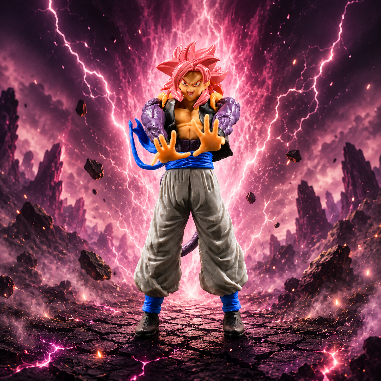Dragon Ball Super Saiyan 4 Gogeta Action Figure | 18 cm Premium PVC Anime Collectible