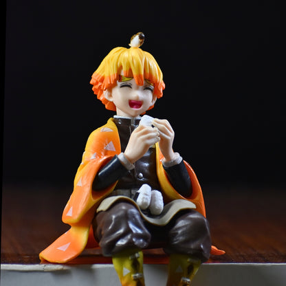Zenitsu Sitting Action Figure - Demon Slayer
