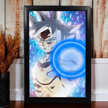Goku Ultra Instinct Action Figure With A4 Size Goku Photo Frame - Dragon Ball Z