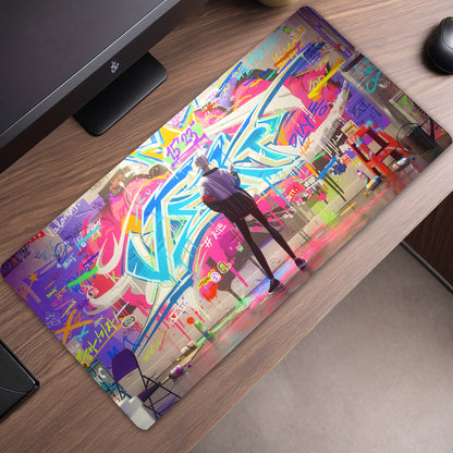 Valorant Jett Mouse Pad (23 X 11 Inches) - Gaming Mouse Pad | Rubber Base Desk Mat