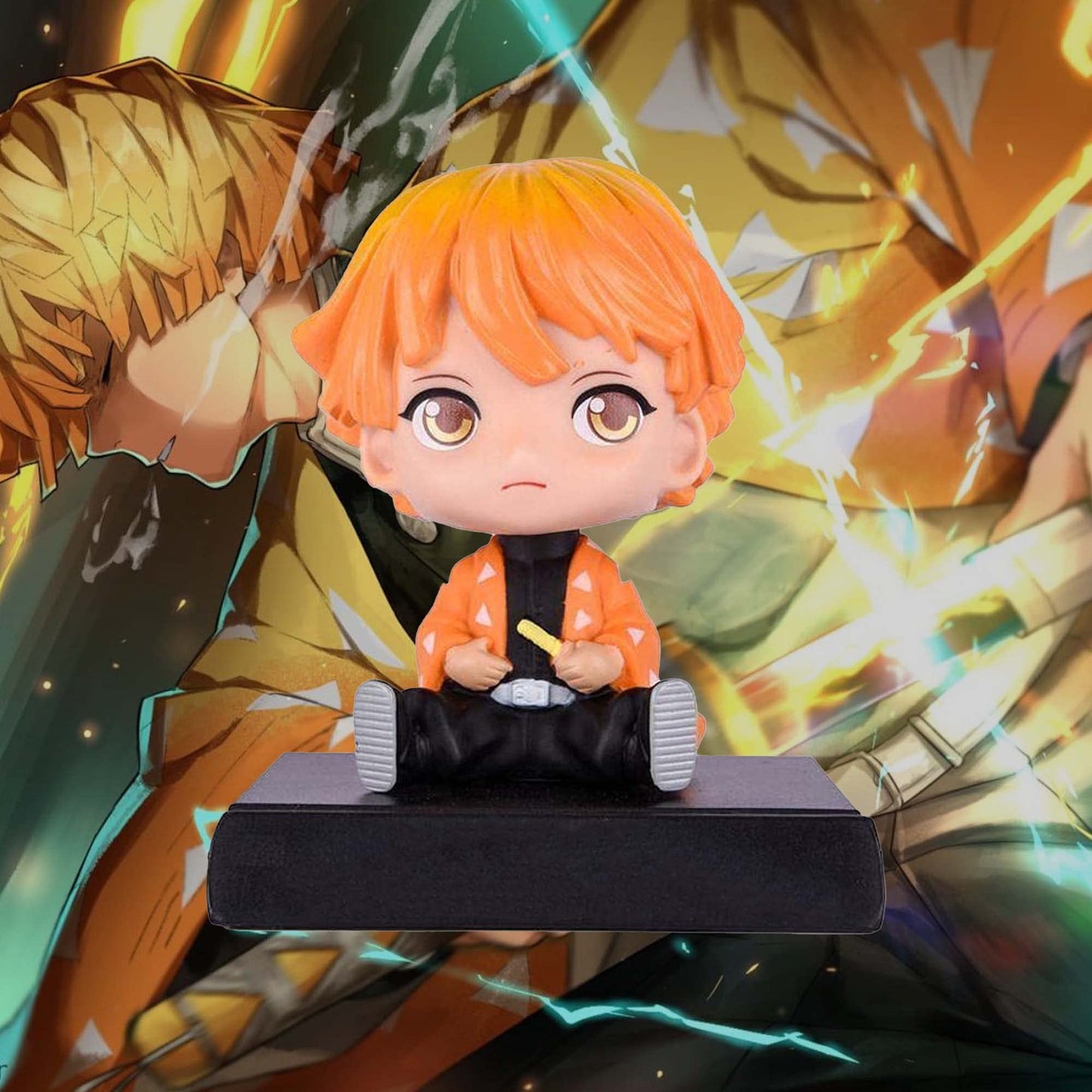 ZENITSU AGATSUMA BOBBLEHEAD/MOBILE HOLDER STAND