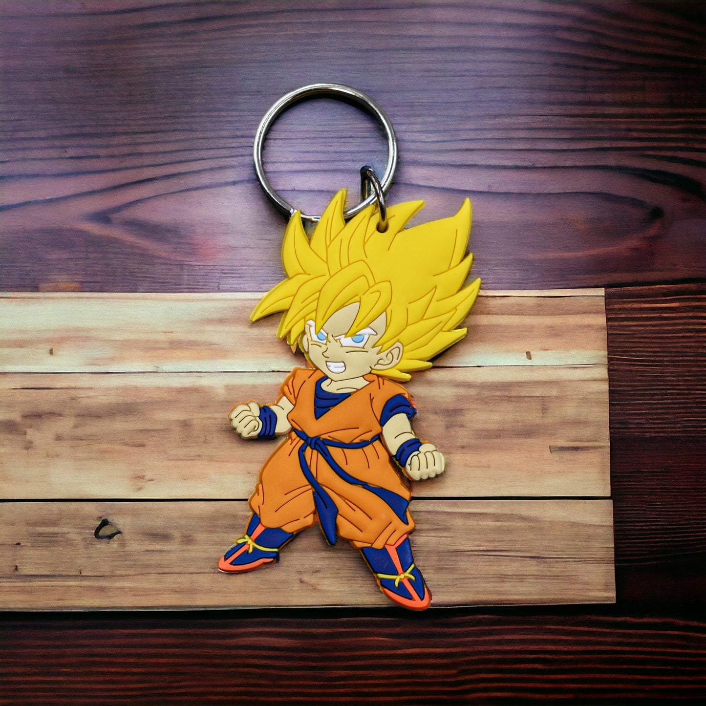 Super Saiyan Goku Silicon Rubber Keychain - Dragon Ball Z