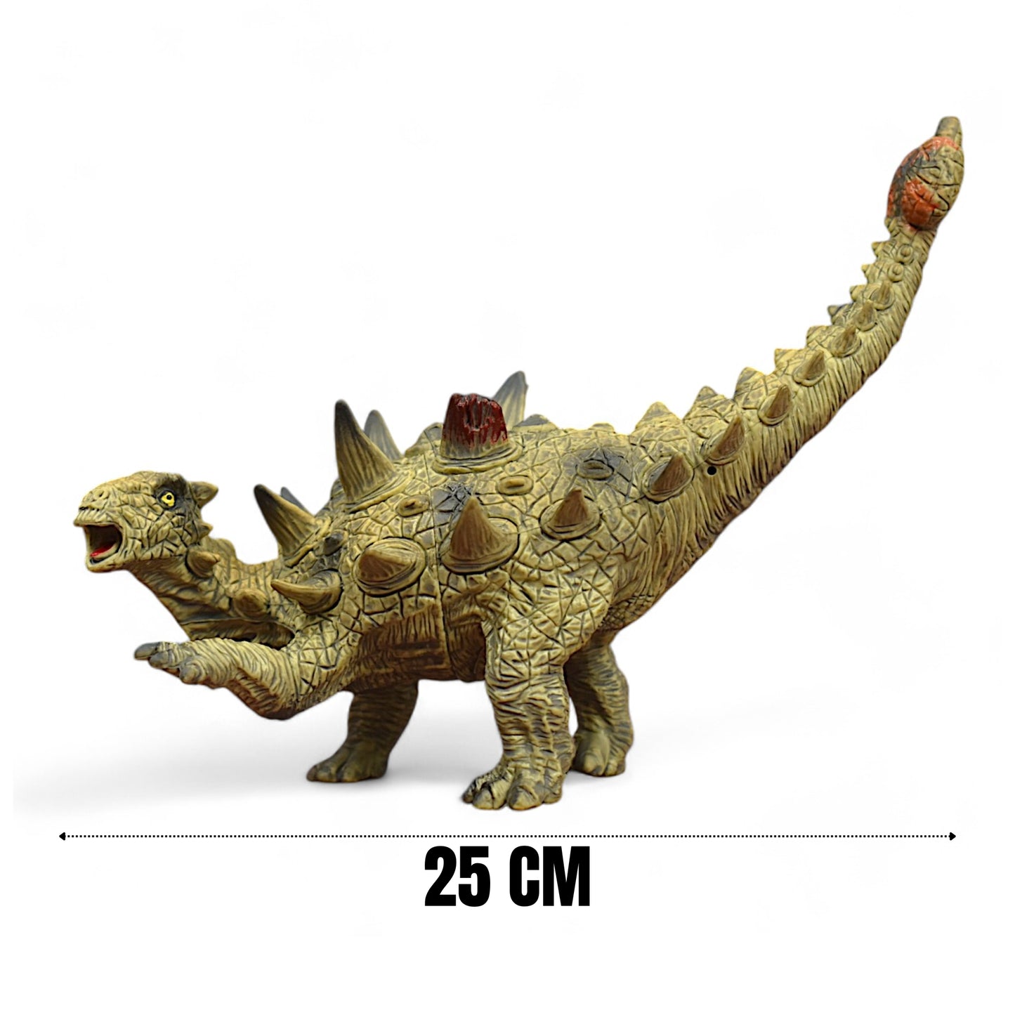 Dinosaur Action Figure - Realistic 10-Inch Ankylosaurus