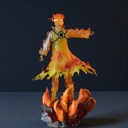 Naruto Uzumaki Ultimate Figurine with 9 Tail Fox Base (32 cm Height) - Naruto