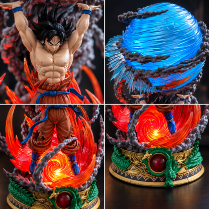 DRAGON BALL Z SON GOKU SPIRIT BOMB LIGHT-UP STATUE – 25 CM