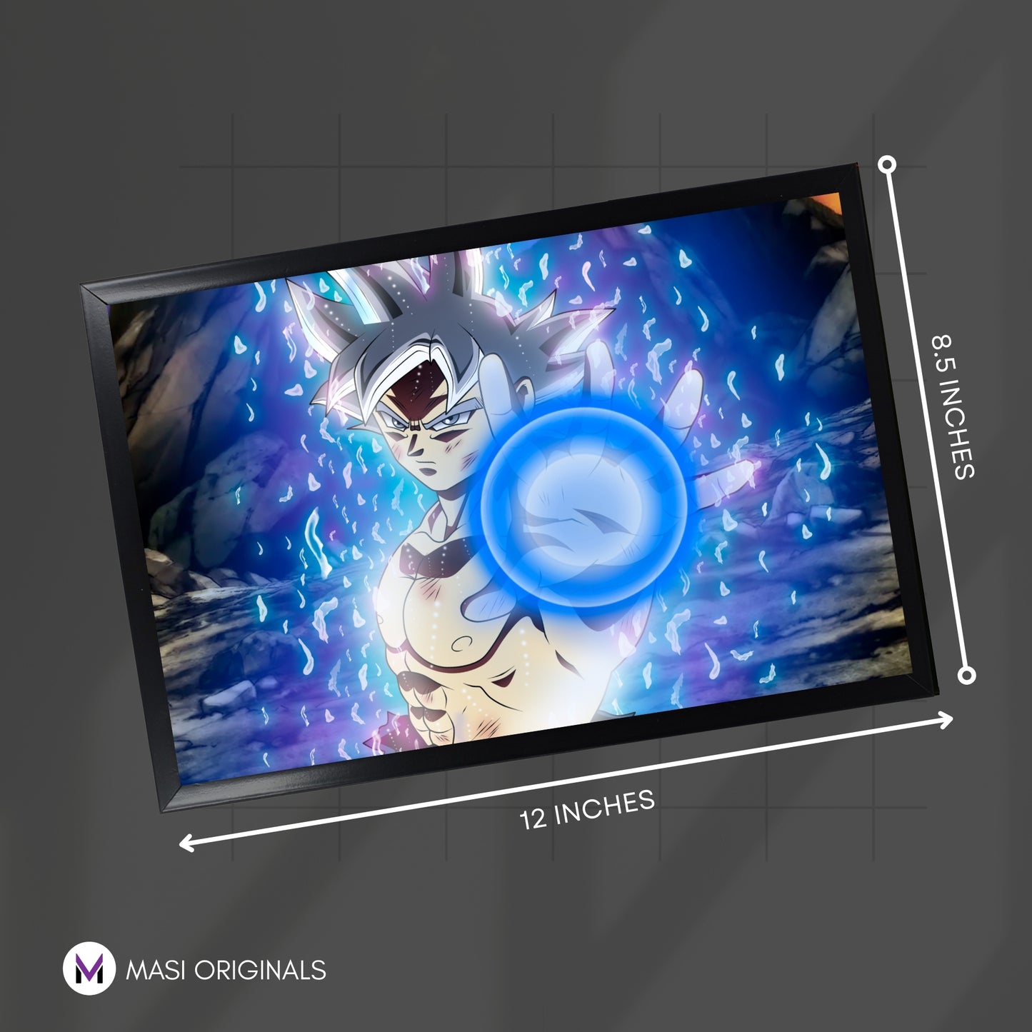 SON GOKU ULTRA INSTINCT PHOTO FRAME (A4 SIZE) - DRAGON BALL Z
