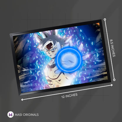 SON GOKU ULTRA INSTINCT PHOTO FRAME (A4 SIZE) - DRAGON BALL Z