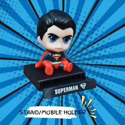 DC SUPERMAN BOBBLEHEAD/MOBILE HOLDER STAND