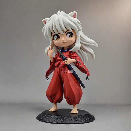 Inuyasha Q Style Action Figure With Stand (16 Cm Height)