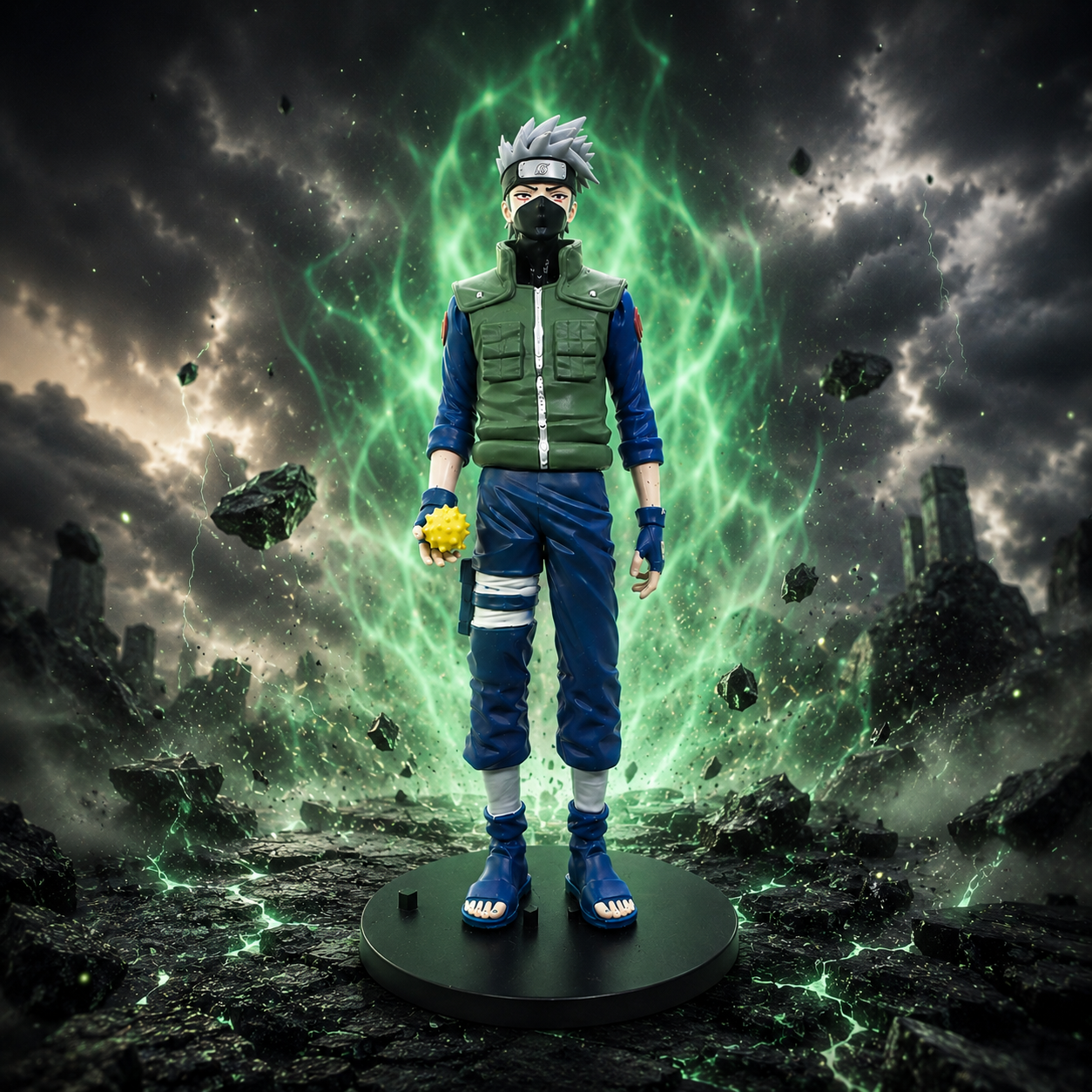Kakashi Hatake Action Figure | Naruto Anime Collectible Statue | 18 cm