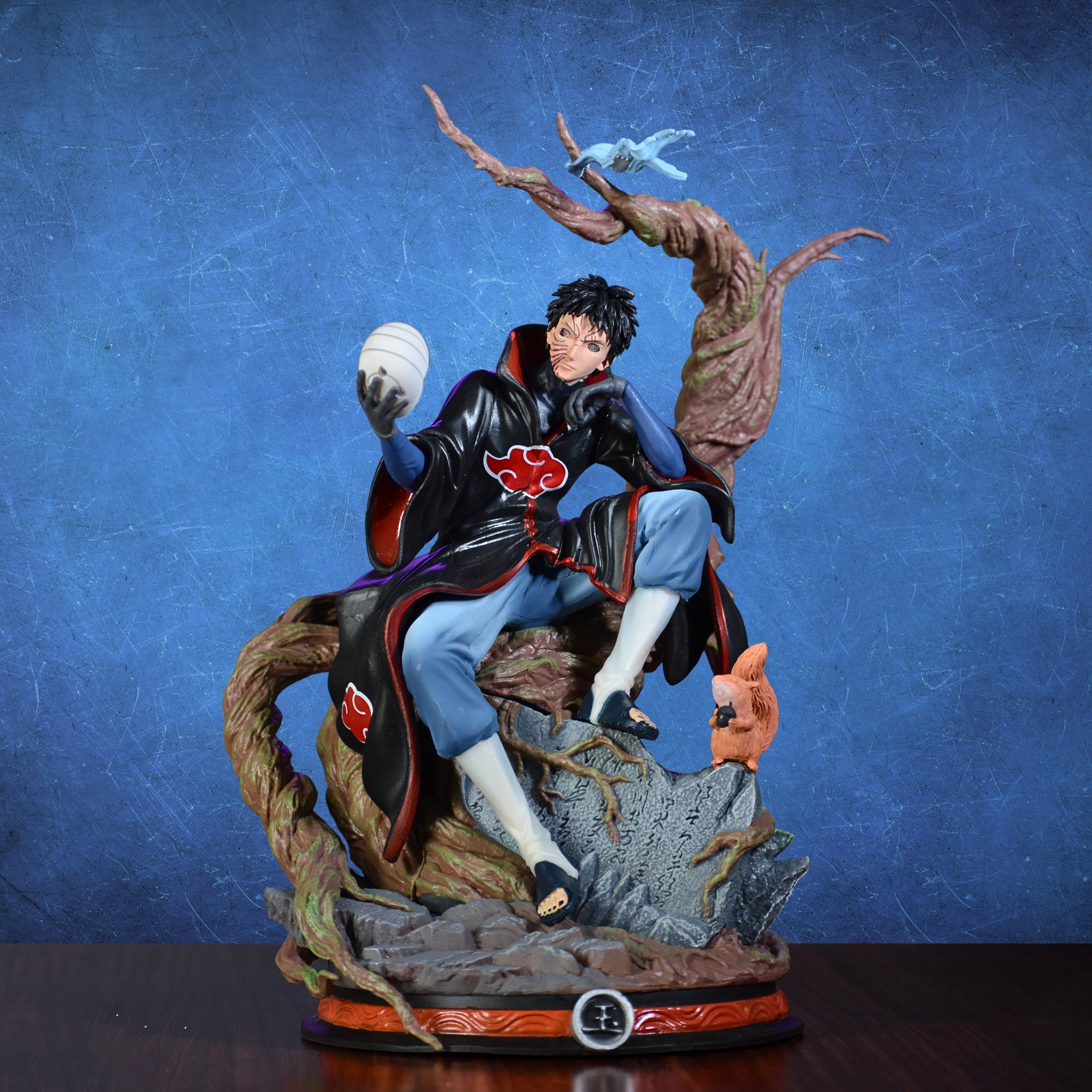 OBITO UCHIHA ICONIC ACTION FIGURE WITH 2 REPLACEABLE HEADS (32 CM HEIGHT) - NARUTO