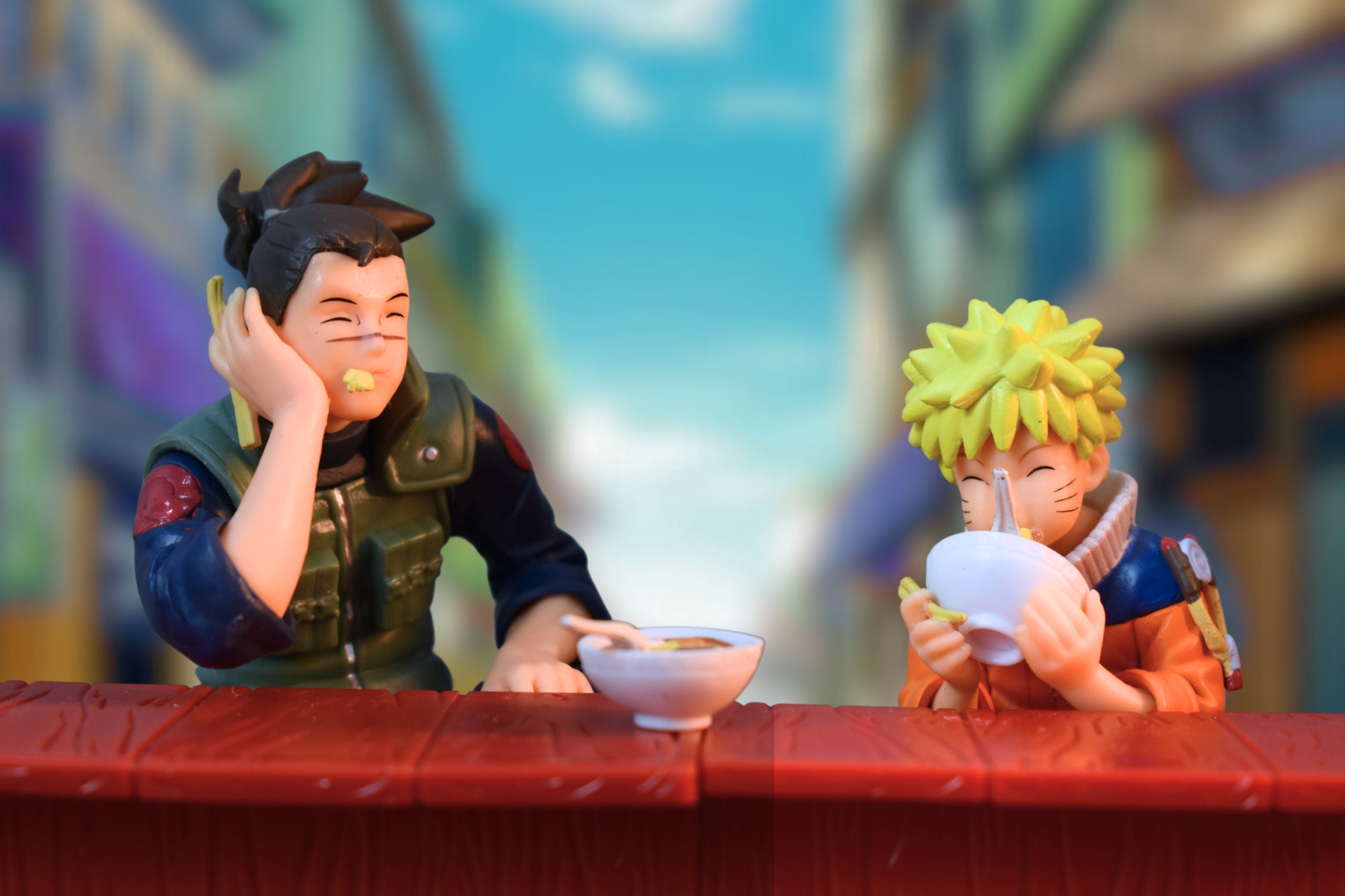 Naruto & Iruka Sensei Ramen Time – Collectible Anime Figures Set - Naruto