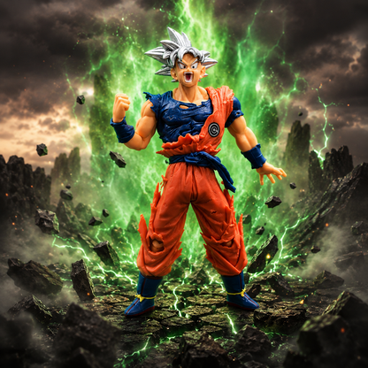 Dragon Ball Super Ultra Instinct Goku Action Figure | 18 cm Premium PVC Collectible