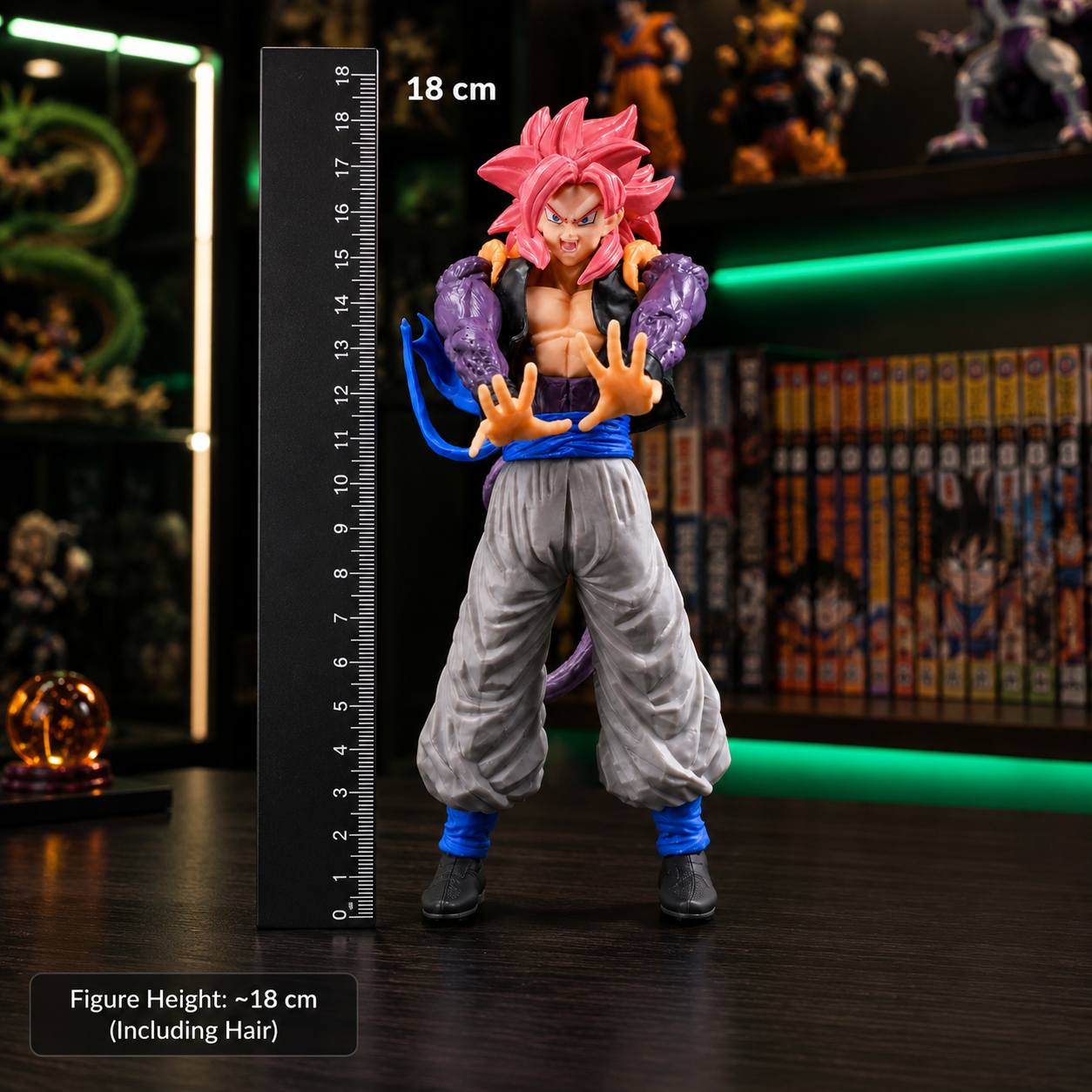 Dragon Ball Super Saiyan 4 Gogeta Action Figure | 18 cm Premium PVC Anime Collectible