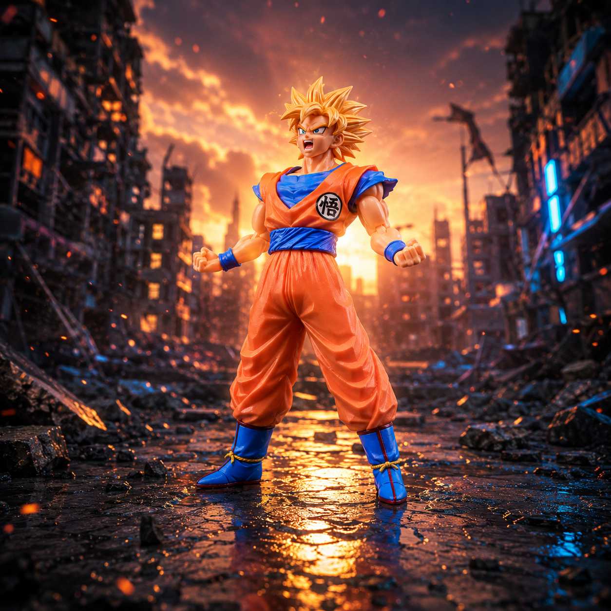 Dragon Ball Z Super Saiyan 2 Goku Action Figure | 18 cm Anime Collectible