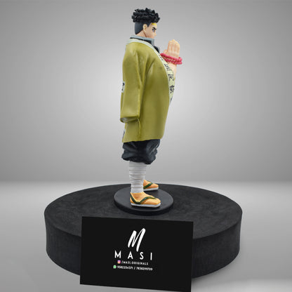 Demons Slayer Hashira Gyomie Action Figure With Stand Collectible - 18 Cm Height (Gyomei Himejima)