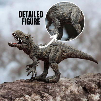 Indominus Rex Dinosaur Toy - Realistic 10-inch Action Figure With Openable Mouth