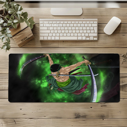 Roronoa Zoro Mouse Pad (23 X 11 Inches) - Gaming Mouse Pad