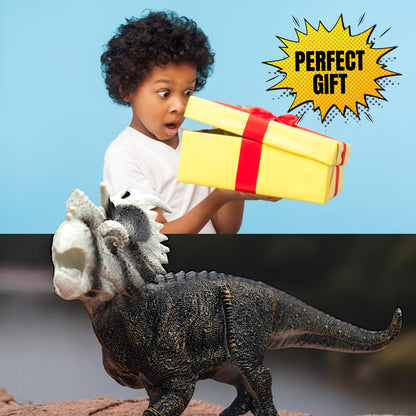 Dinosaur Action Figure - Realistic 10-Inch Pachyrhinosaurus Toy