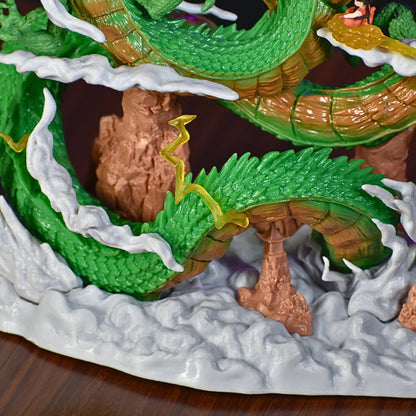 The Eternal Dragon Shenron With Son Goku Action Figure (22 Cm Height) - Dragon Ball Z
