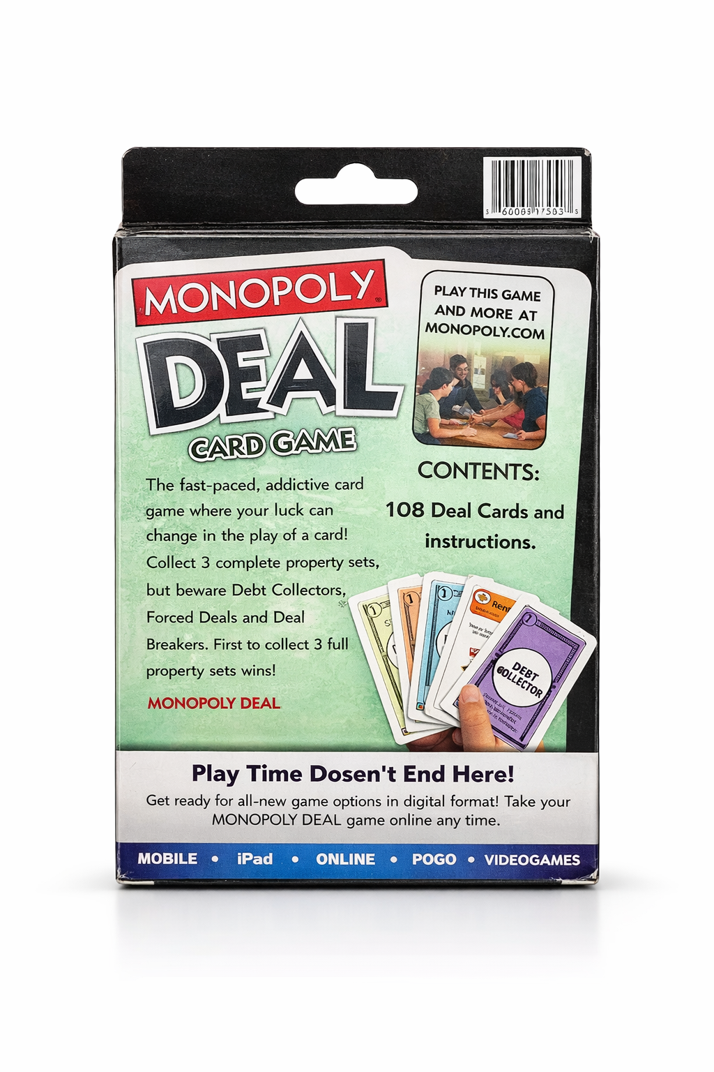 Monopoly Deal Card Game – Fast Fun Family Strategy Game