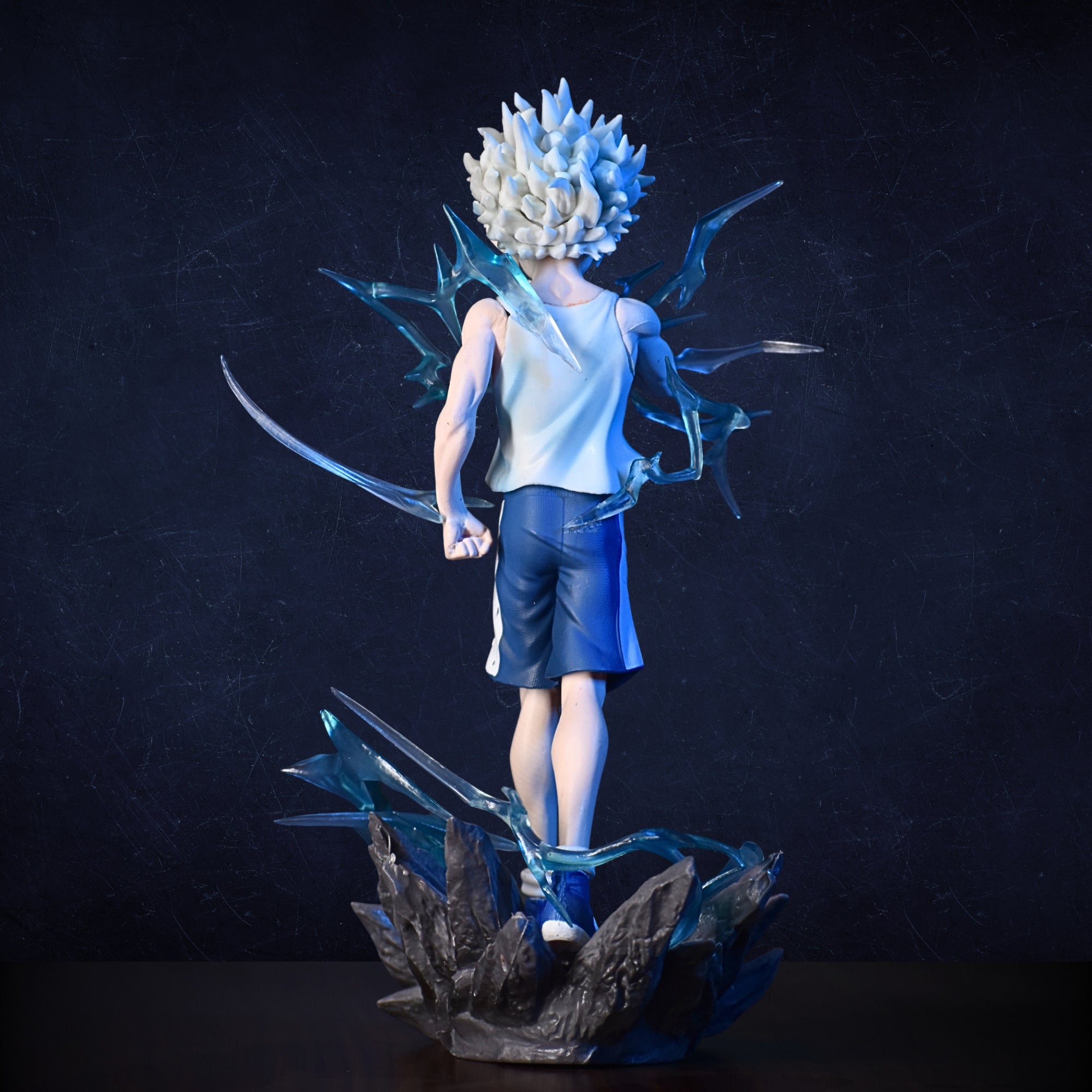 KILLUA ACTION FIGURE WITH THUNDER STAND (24 CM HEIGHT) - HUNTER X HUNTER