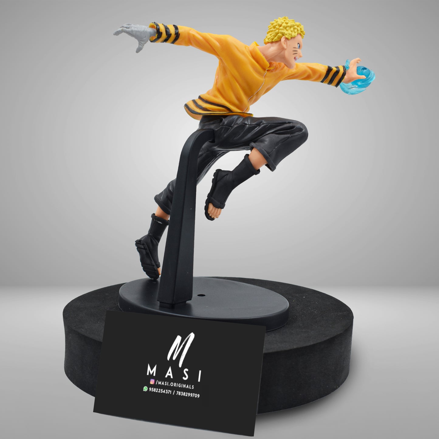 Uzumaki Naruto Rasengan Action Figure With Stand (21 Cm Height) - Naruto