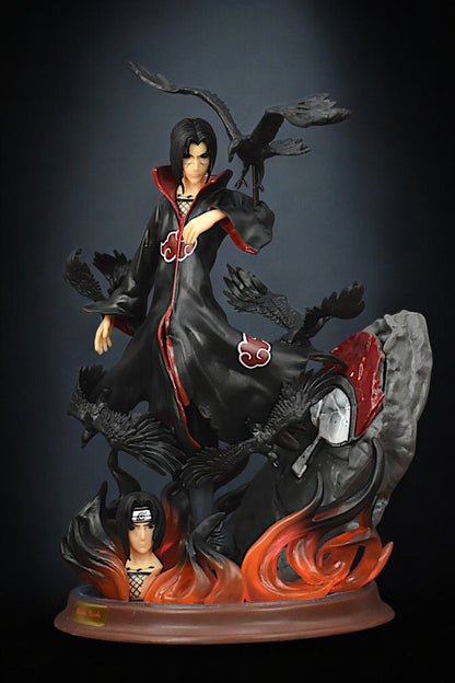 ITACHI UCHIHA ACTION FIGURE WITH 2 REPLACEABLE FACES (26 CM HEIGHT) - NARUTO