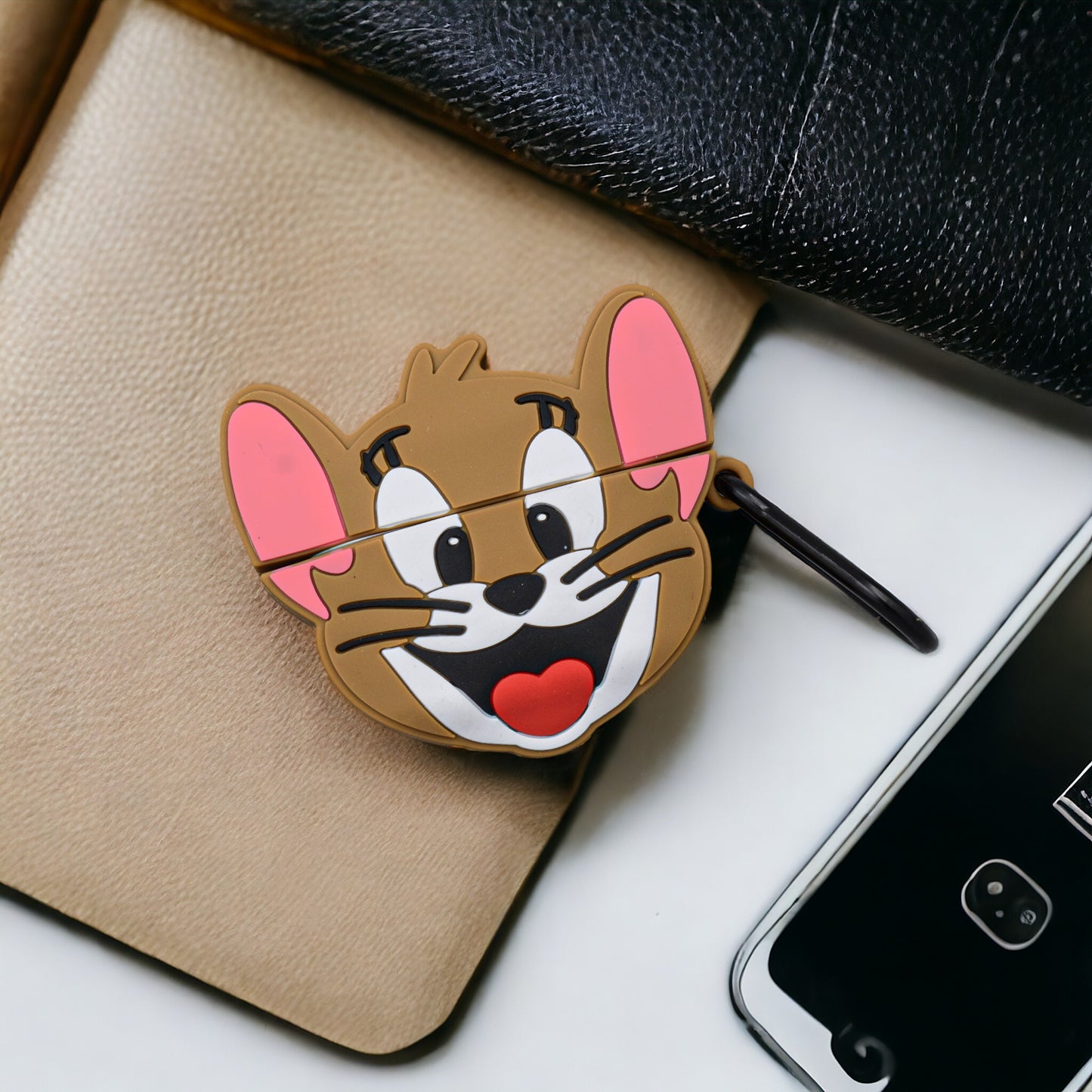Jerry Cute Iphone Airpods Cover Protection Case (Silicone)