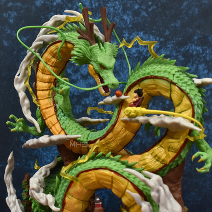 The Eternal Dragon Shenron With Son Goku Action Figure (22 Cm Height) - Dragon Ball Z