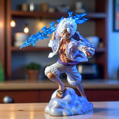 SUN GOD NIKA MONKEY D. LUFFY GEAR 5 ACTION FIGURE WITH THUNDER SWORD (30 CM HEIGHT) - ONE PIECE