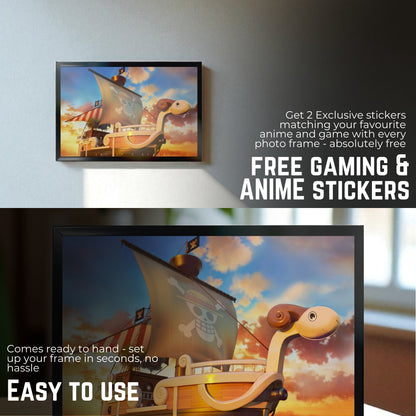 GOING MERRY PHOTO FRAME (A4 SIZE) - ONE PIECE