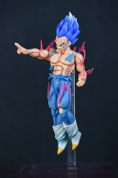 PRINCE VEGETA SSJ BLUE ACTION FIGURE WITH STAND (18 Cm Height) - Dragon Ball Z