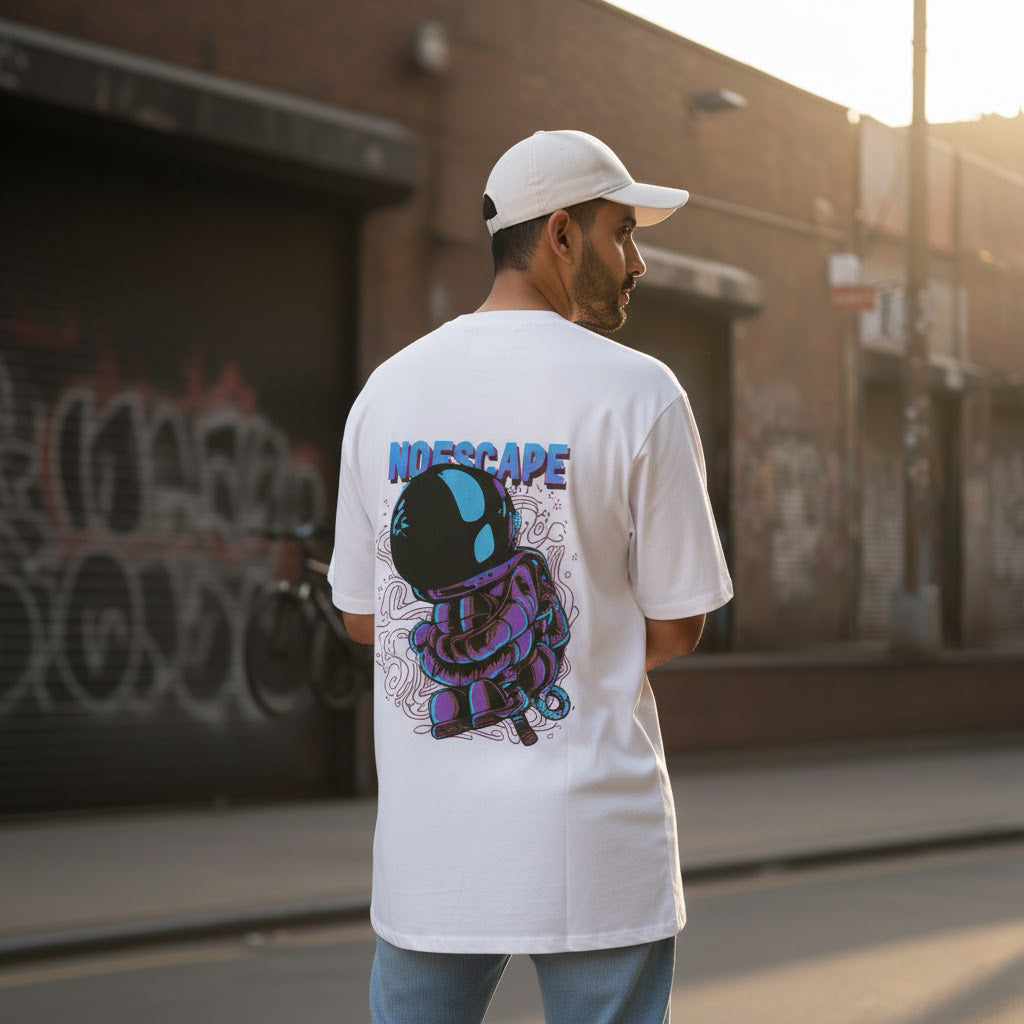 NoEscape Oversized Streetwear Style T-shirt (100% PREMIUM COTTON)