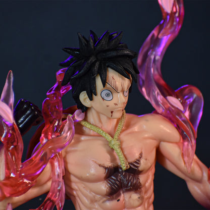 ONE PIECE MONKEY D. LUFFY ACTION FIGURE – GEAR 2 FLAME EFFECT COLLECTIBLE FIGURINE (25 CM HEIGHT) - ONE PIECE