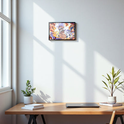 SUN GOD NIKA LUFFY GEAR 5 PHOTO FRAME (A4 SIZE) - ONE PIEC