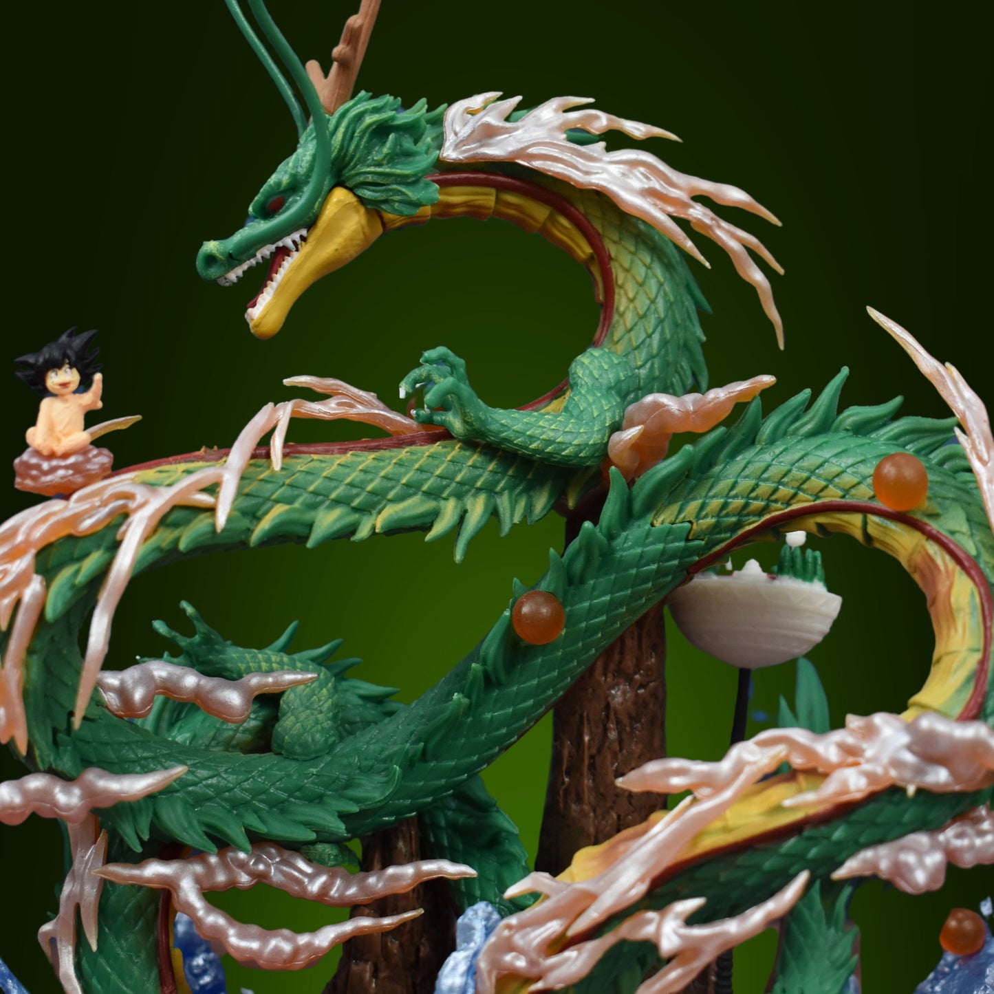 The Eternal Dragon Shenron With Son Goku Action Figure (24 Cm Height) - Dragon Ball Z