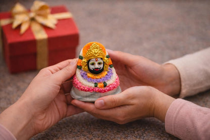 Khatu Shyam Ji Marble Idol – Colorful Spiritual Home Décor Murti