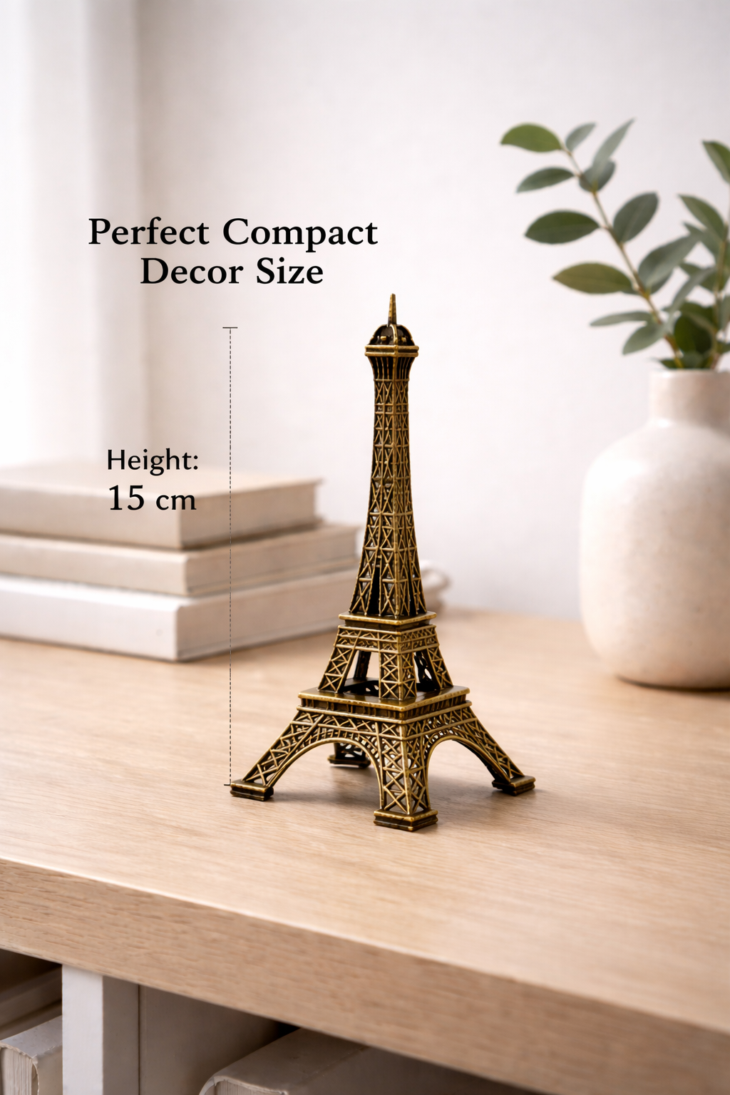 Eiffel Tower Miniature Statue - Premium Metal Paris Showpiece |Romantic Gift for Couples | Desk Decor | Home Decoration | Travel Lover Gift