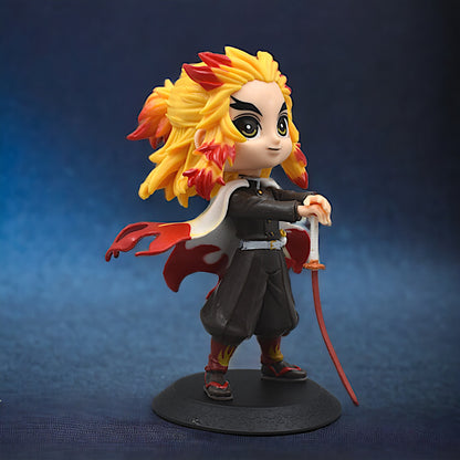 Rengoku Q Posket Figurine With Sword (15 Cm Height) - Demon Slayer