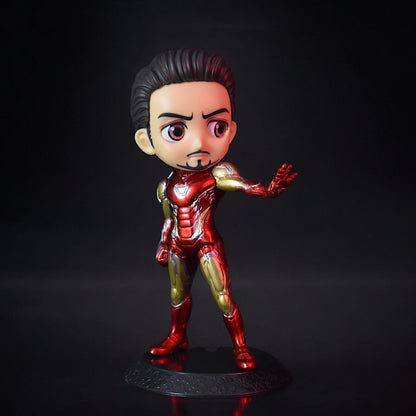 Iron Man Q Posket Action Figure With Stand (16 Cm Height)