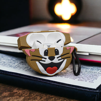 Jerry Cute Iphone Airpods Cover Protection Case (Silicone)