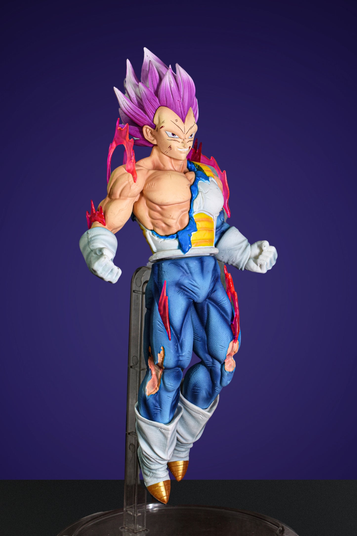 PRINCE VEGETA PREMIUM COLLECTIBLE ACTION FIGURE WITH REPLACEABLE HEADS AND BODIES - DRAGON BALL Z