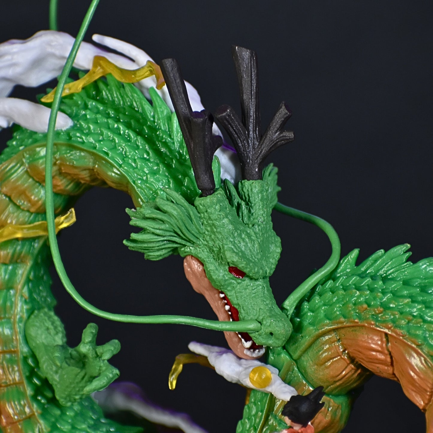 The Eternal Dragon Shenron With Son Goku Action Figure (22 Cm Height) - Dragon Ball Z