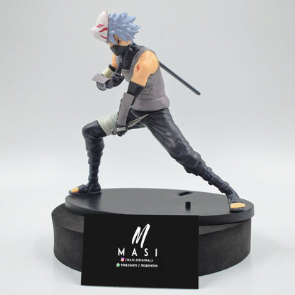 Hatake Kakashi Action Figure With Anbu Mask (16 Cm Height) - Naruto