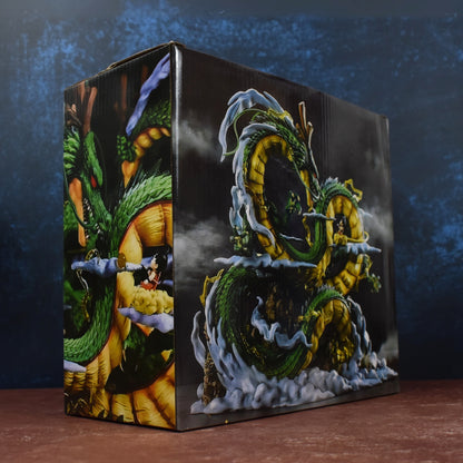 The Eternal Dragon Shenron With Son Goku Action Figure (22 Cm Height) - Dragon Ball Z