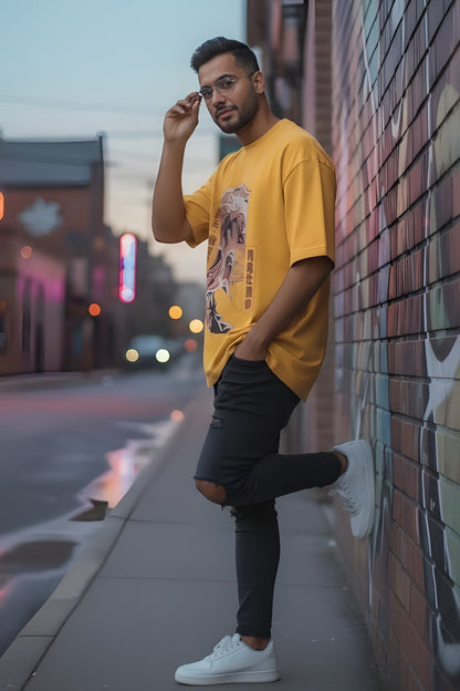 (Demon Slayer) Muzan Kibutsuji Oversized Style T-shirt (100% PREMIUM COTTON)