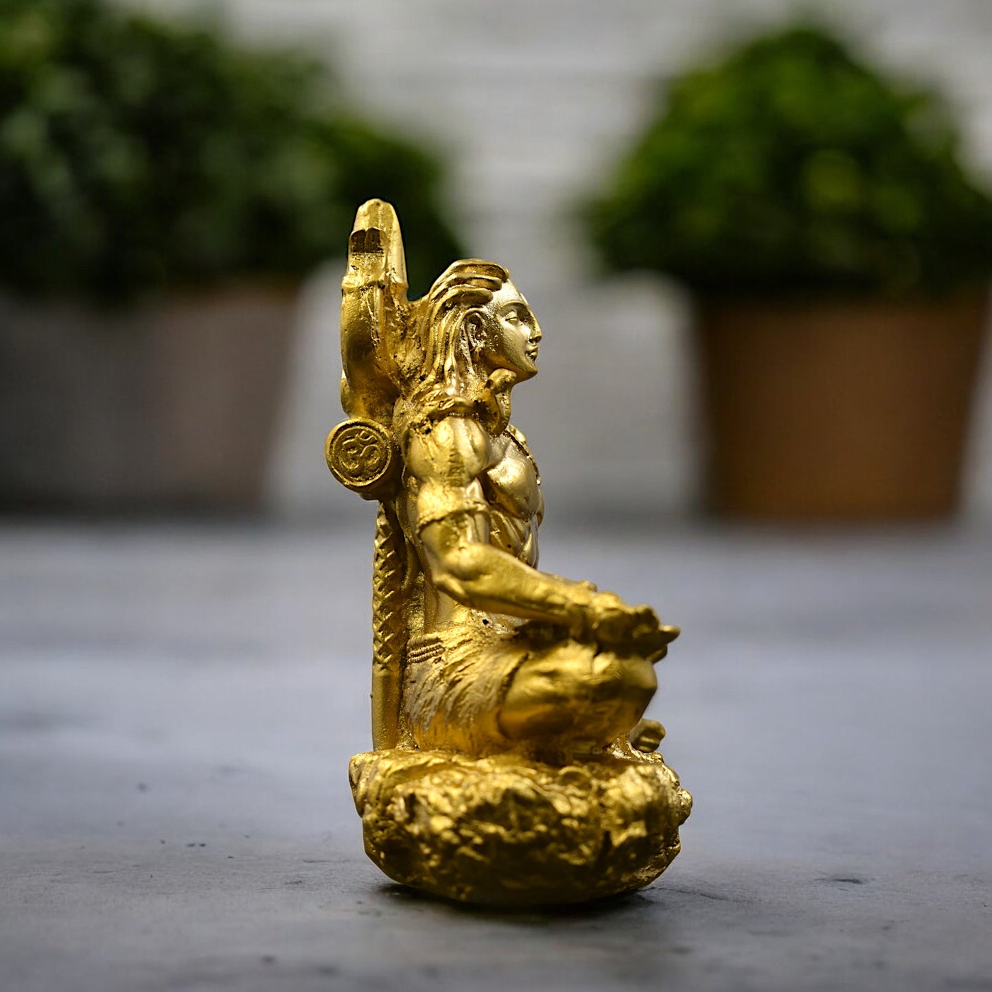 Mahadev Aura Gold Idol ( 10 Cm Height )