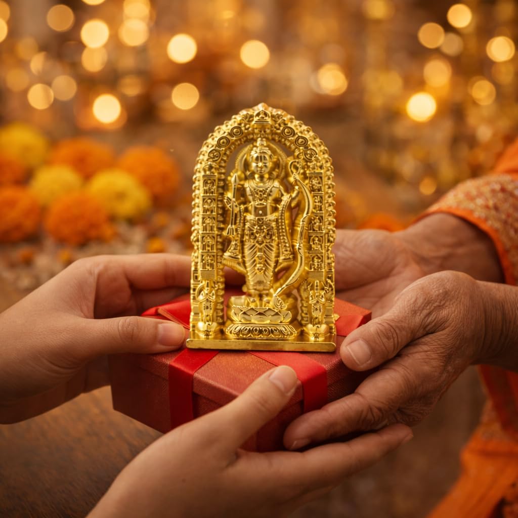 Shri Ram Lalla Ayodhya Mandir Murti Gift - Symbol of Blessings, Faith & Prosperity
