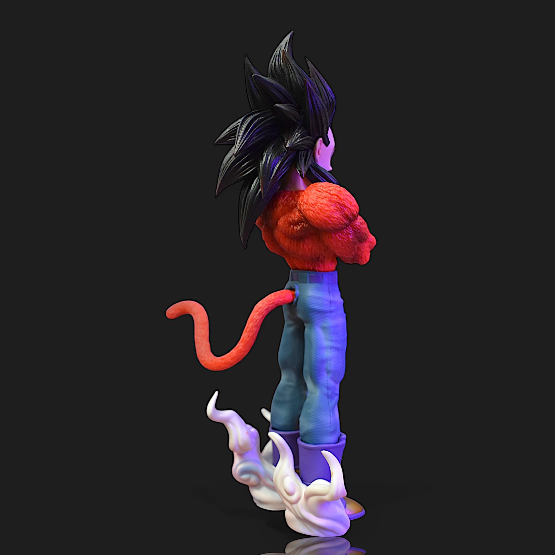 VEGETA SSJ4 STANDING ACTION FIGURE WITH STAND (28 CM HEIGHT